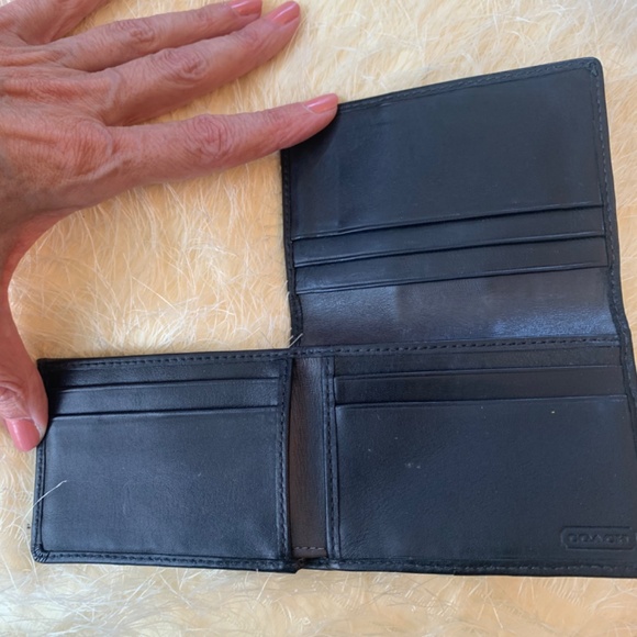 Coach midnight black card case - Picture 5 of 5